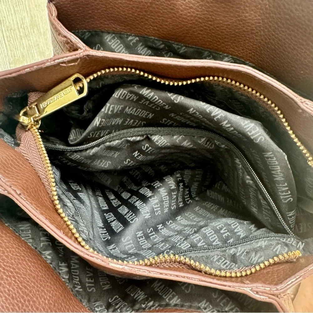 Steve Madden Dark Brown Satchel